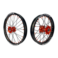 SM Pro Wheels KTM 65sx Husqvarna TC65 Standard Wheel | Orange Hubs (SMP65SW)