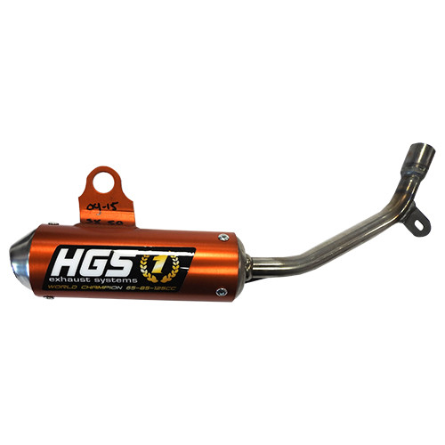 HGS KTM 50 Orange Silencer 2009 - 2015 (HGSSSX50-OR)