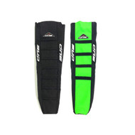 Bud Racing Full Traction Seat Cover KX 65, Green & Black, All Black
