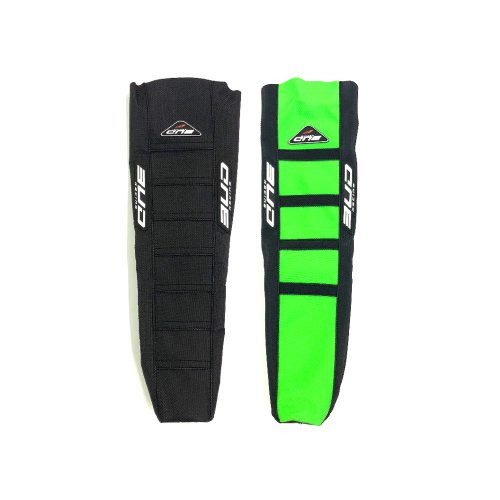 Bud Racing Full Traction Seat Cover KX 65, Green & Black, All Black