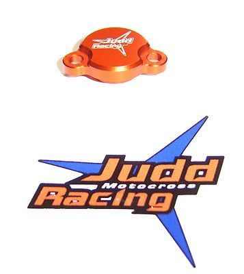 Orange Rear Brake Reservoir Cover KTM SX 50/65/85 2003> Judd Racing Brand