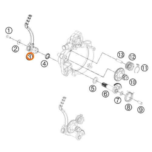 45233070044 Ktm 50 Kickstart