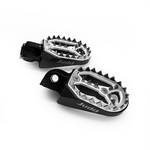 Judd Racing Shark Tooth Foot Pegs KTM Husqvarna Black