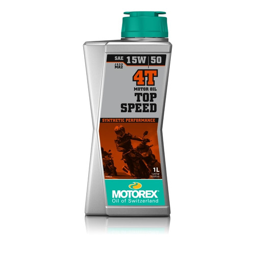 MOTOREX Motor Oil - Top Speed 4T | 15/50W 1 Litre (M4T1)