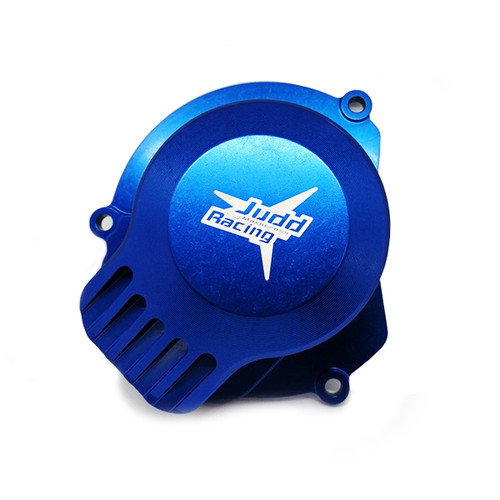 Judd Racing Ignition Cover in Blue for Husqvarna TC 85 2014-2017. Replaces original part nunber 47030002100.