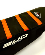 BUD RACING KTM 125 Seat Cover Black with Orange Stripes 2016-2018