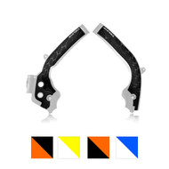 Frame Guards White & Black for KTM/Husqvarna SX/TC 125-450 16-18 and EXC/TE/FE 17> (FG009)