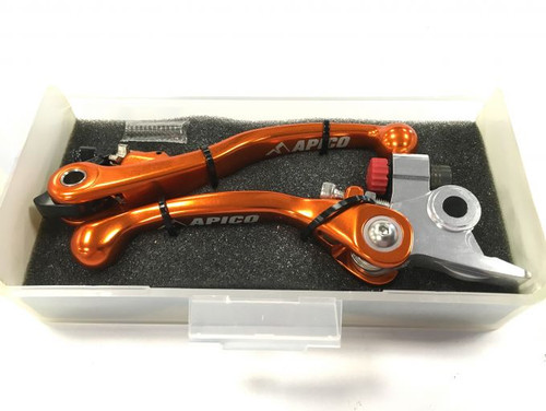 Flexible Lever Set 2014-15 TC125, KTM 125 Orange