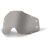 100% GOGGLES FORECAST SYSTEM - REPLACEMENT LENS - SMOKE - WITH SONIC BUMPS
