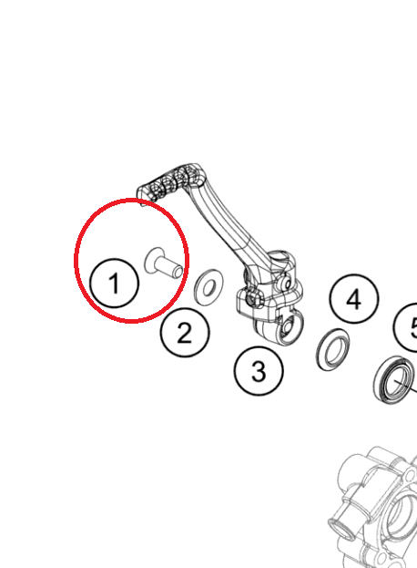 Ktm kickstarter bolt Clearance