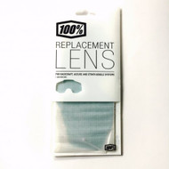 100% Replacement Goggle Lens - Mirror Green, Anti Fog, With Posts