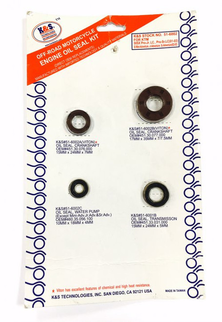 KTM 50 2001-03 Oil Seal Kit