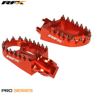 RFX Wide Foot Pegs KTM - Orange 50 65 Not 85 up to 2017 125 up to 2015