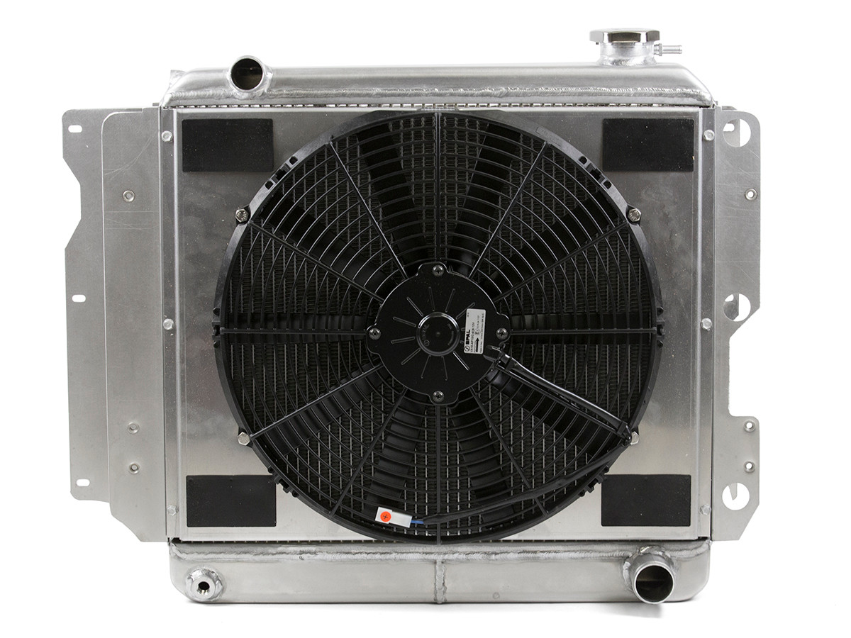 Custom Griffin Jeep TJ/LJ Radiator w/Fan GenRight Jeep Parts