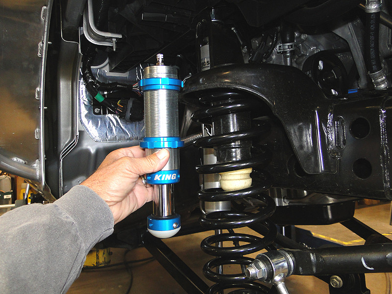 KING Shocks Bump Stop for the front of a Jeep JK