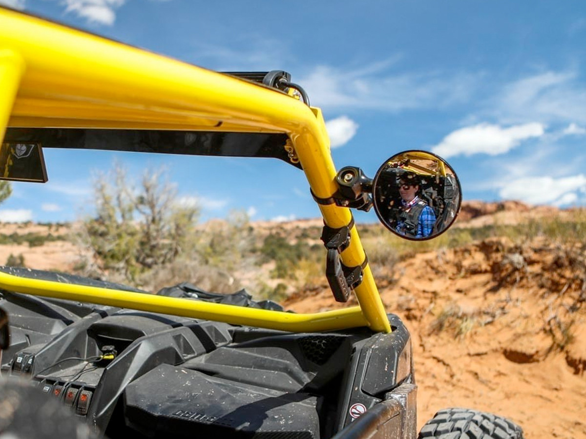 Scosche 5" Round Convex Side Mirrors GenRight Off Road