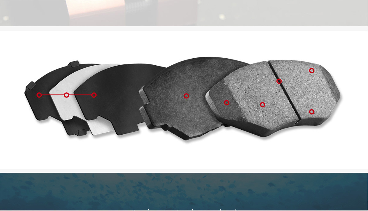 R1 Concepts Jeep JK REAR Brake Pads, OEp 2551127400