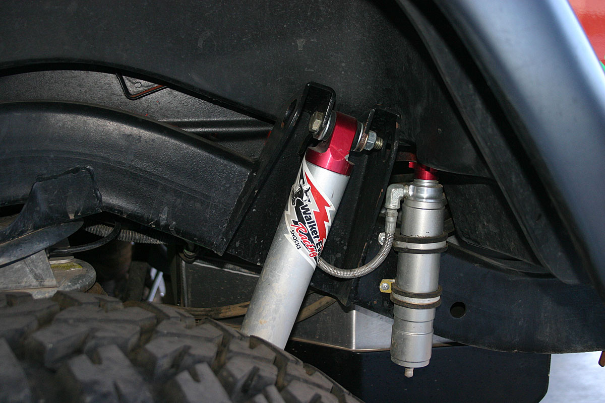 Outboard Rear Shock Tower Kit GenRight Off Road Jeep Parts