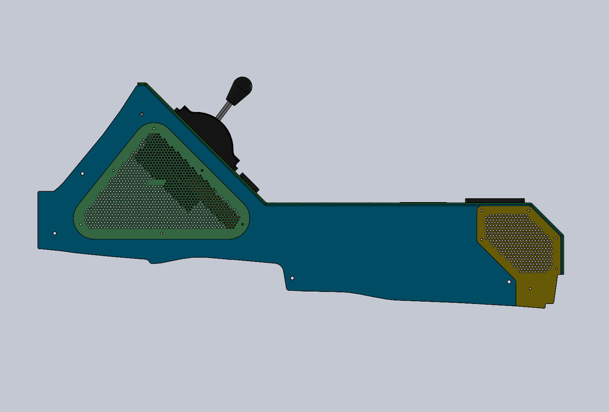 Jeep YJ Center Console Jeep Aluminum Console Metal Center Consoles