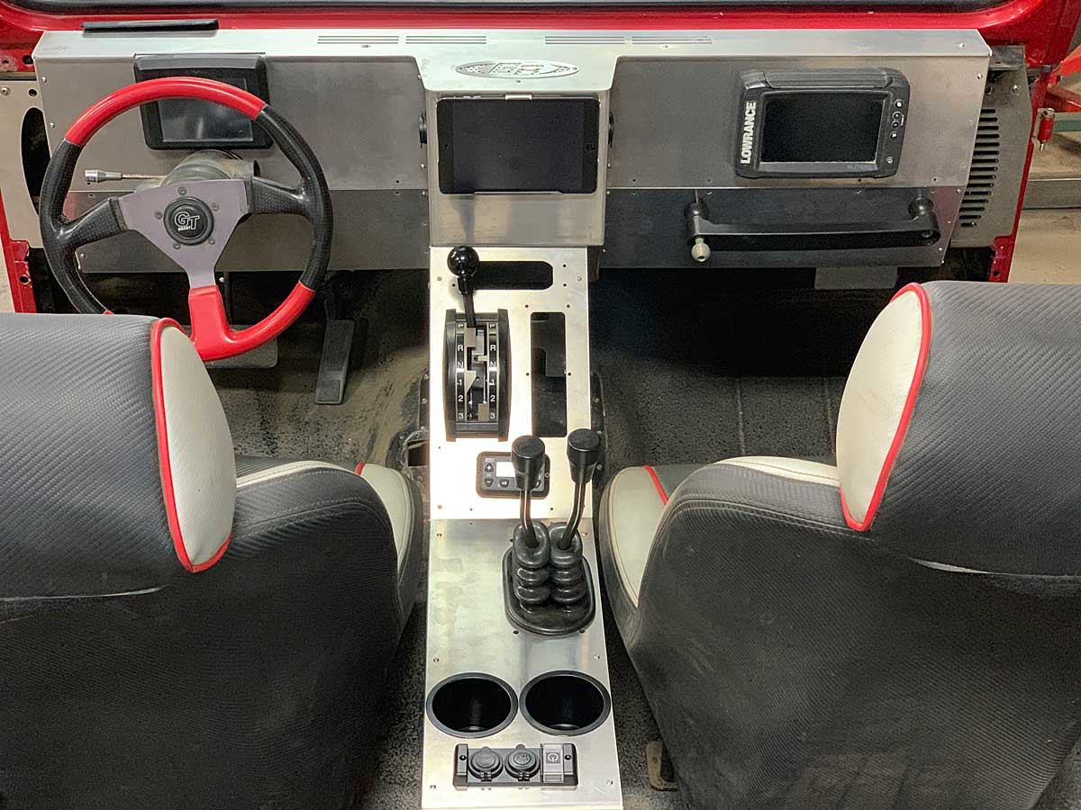 Jeep YJ Center Console Jeep Aluminum Console Metal Center Consoles