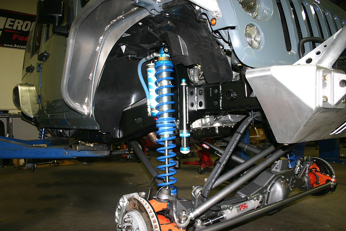 JK Front Coilover Shock Mount Kit GenRight Jeep Parts