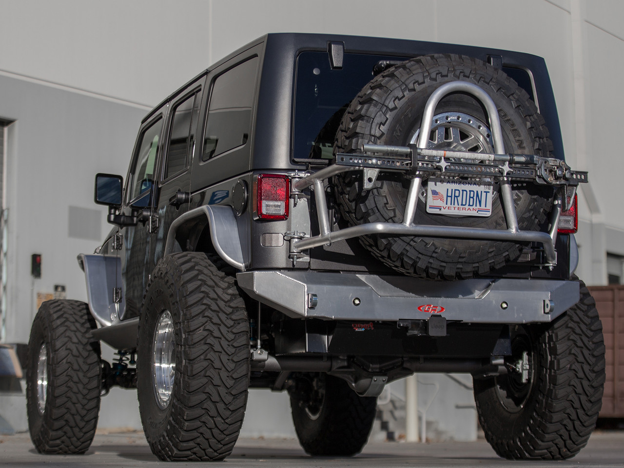 2014 Jeep Wrangler Rear Bumper Tire Carrier