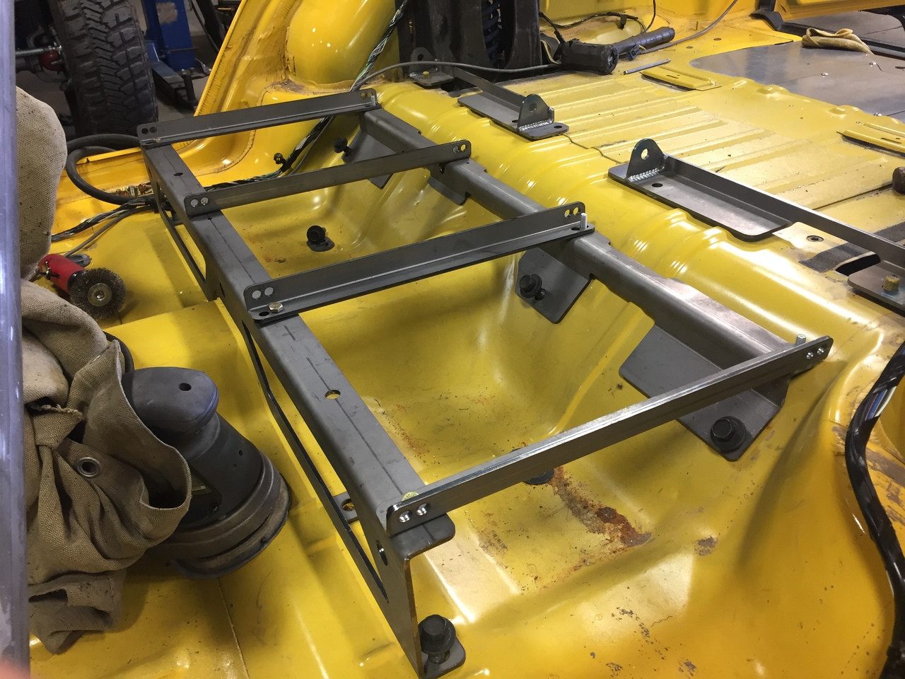 JK Rear Seat Mounting Kit, 4 door GenRight Jeep Parts