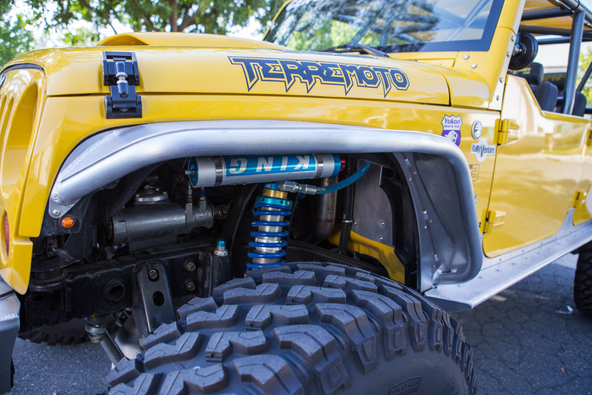 KING 2.5" IBP Coilover Shock w/ Clicker Res GenRight Jeep Parts