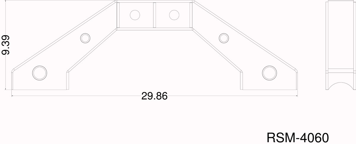 Rear Axle Bridge Dana 60 Welded