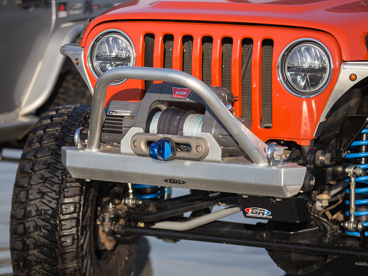 Jeep Wrangler Winch Guard Jeep TJ Winch Bumper Off Road Front Bumpers