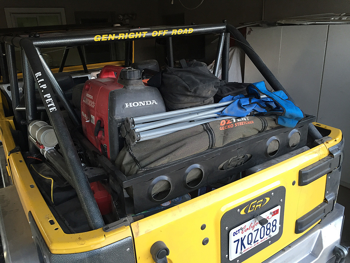 Jeep Wrangler Cargo Rack Jeep JK Storage Rack Jeep TJ Storage Off