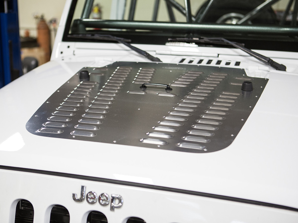 JK Whole Hood Louver GenRight Jeep Parts