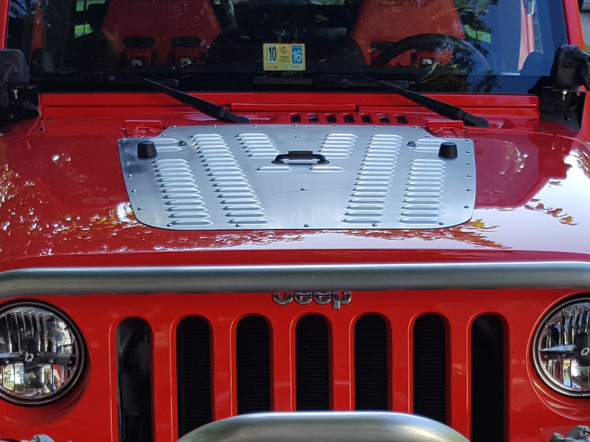 JK Whole Hood Louver GenRight Jeep Parts