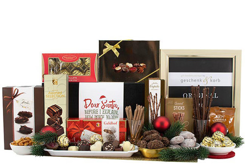 Chocolate Christmas gifts to Germany