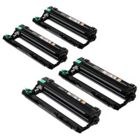 Remanufactured Brother DR-221CL Imaging Drum Unit Set (Black, Yellow, Cyan, Magenta)