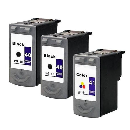 Canon PG-40, CL-41 3-Pack Ink Cartridge Set - TonerBoss