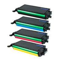 Remanufactured Dell 2145 Series - Set of 4 High Yield Laser Toner Cartridges: 1 each of Black, Cyan, Yellow, Magenta