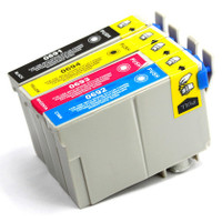Remanufactured Epson Workforce 610 Ink Cartridges - High Yield T068120 T068220 T068320 T068420