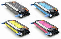 HP 501A / 502A Toner Cartridges 4Pack (CYMK) For HP Color LaserJet 3600