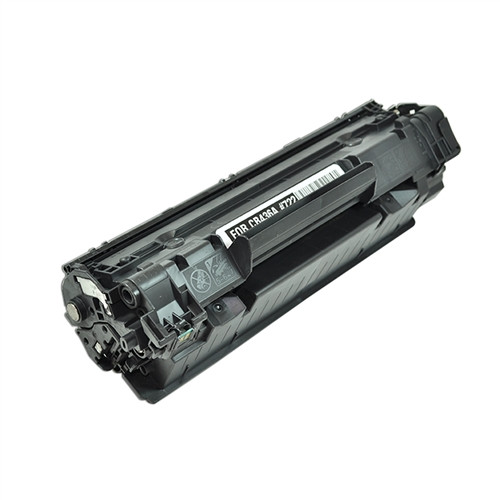 Premium Remanufactured HP CB436A (36A) Black Laser Toner Cartridge with MICR