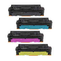 HP 414X High Yield Laserjet Toner Cartridge (with Chip) 4-Pack