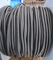 5mm shock cord - Black - per metre