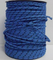 Off cut - 4mm Spectra rope - blue with black fleck 5.40m