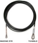 Nacra 5.8 side stays - chain plate style