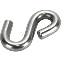 SS small "S" hook 4mm