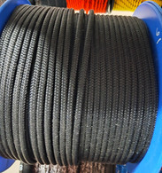 Rope 6mm Double Braid - Polyester - Black (per metre)