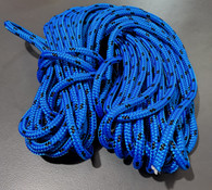 Off cut - 6mm Double Braid - Spectra - Blue with Black fleck 13.50M