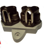 ILCA Cam cleat plate - with Harken micro cleats