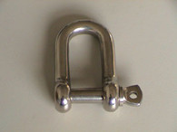 Dee Shackle Round Body S/S 4mm