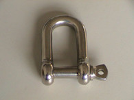 Dee Shackle Round Body S/S 6mm